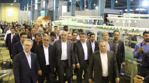 بازدید وزیر کار از کارخانه خمیر کاغذ یاسوج